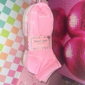 {Juicy Couture} Pink quarter  Socks 10 Pairs